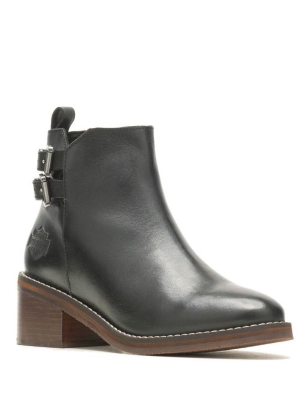 Harley-Davidson Jonetta Black Leather Chukka Boots